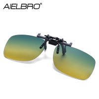 【CC】 Clip on Glasses Polarized Sunglasses Men Driving Fishing Cycling Hiking Night Vision