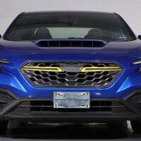 สำหรับ Subaru WRX 2021 2022 2023พีวีซีสีเหลืองรถด้านหน้าโลโก้ด้านข้างสติ๊กเกอร์ตกแต่งปกตัดสติกเกอร์รถ A ccessore ถั่ว