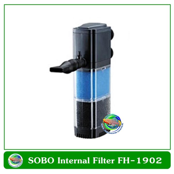 sobo-fh-1902-ปั๊มน้ำพร้อมกระบอกกรอง-2-ชั้น-กรองในตู้ปลา-กรองน้ำตู้ปลา-กรองน้ำ-internal-filter