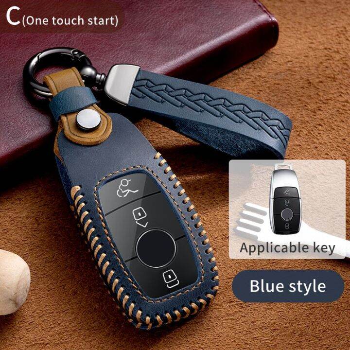 leather-car-key-cover-case-holder-for-mercedes-benz-a-c-e-s-g-class-glc-cle-cla-glb-gls-w177-w205-w213-w222-x167-amg-accessories