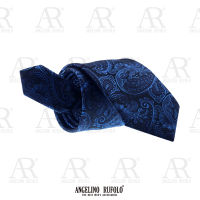 ANGELINO RUFOLO Necktie(NTS-กฟ.026) เนคไทผ้าไหมทออิตาลี่คุณภาพเยี่ยม ดีไซน์ Graphic Pattern สีเทาเข้ม/สีเลือดหมู/สีกรมท่า