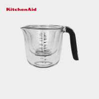 KitchenAid Plastic Set of 3 Measuring Jugs - Onyx Black เซตเหยือกตวงพลาสติก 3 ชิ้น