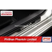 สคัฟเพลทแบบสปอร์ต TOYOTA STAINLESS SCUFF PLATE (COLOR)  A-PC382-12006 Altis  แบบรถ ZRE21#, ZWE211