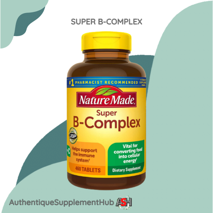 Nature Made SUPER B-COMPLEX 460 Tablets | Lazada PH