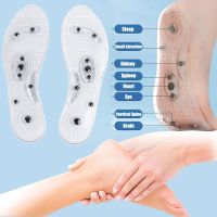 Magnetic Therapy Massage Insoles For Shoes Foot Acupressure Enhanced Magnetic Insole Point Therapy Feet Body Insert Pads Shoes Accessories