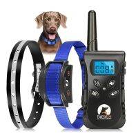 500M Remote Dog Vibration Training Collar,No Shock Dog Collar For Deaf Puppy Dogs, Waterproof Rechargeable Humane Dog Collar