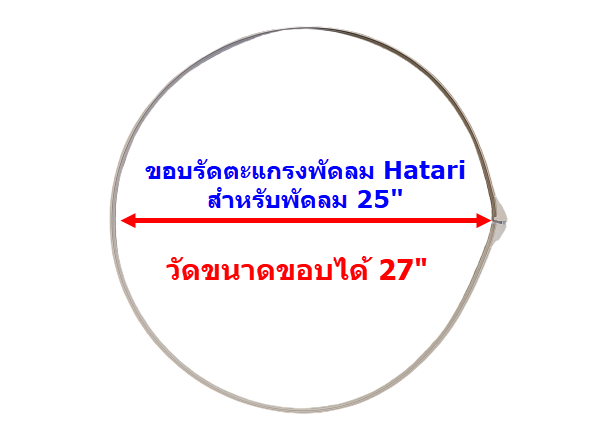 ขอบรัดตะเเกรงพัดลม-ฮาตาริ-25-อุตฯ-แท้