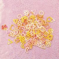 XY` Mixed Moon Star Resin Fillings Pearl Bow Heart Flatback Resin Cabochons Fillers