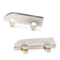 【CW】 4PC Stainless steel pulley 5mm glass sliding door wheel clamp track roller High Quality