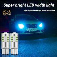 2Pcs Super Bright Mini LED Canbus T10 Light 27SMD Daytime Running Light W5W 18W 3200LM ที่จอดรถป้ายทะเบียนรถโดม12V