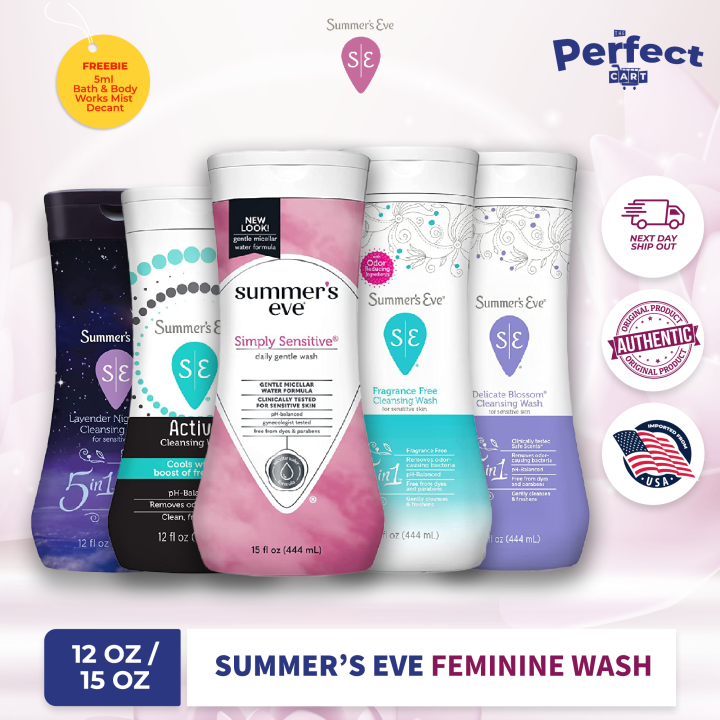Summer's Eve Feminine Wash 12 oz I 15 oz Lazada PH