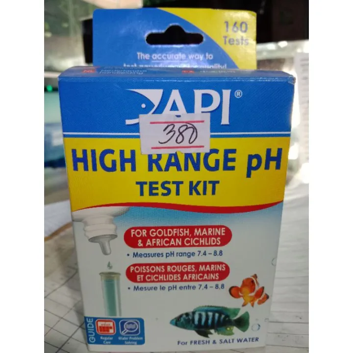 api high range ph test kit 160 test for fresh and salt water Lazada PH