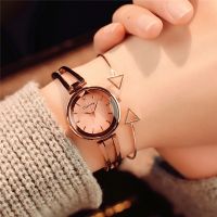【Hot Sale】 Korean version trendy fashion girls students simple casual bracelet watch atmospheric ulzzang quartz
