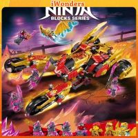 ชิ้นส่วนของเล่นมังกรทองสำหรับเด็ก NINJAGO 71773 Kai S โมเดลบล็อคก่อสร้างเพื่อการศึกษาของเด็ก