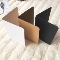 10pcs/set Vintage Kraft Paper Blank Cards Folded Greeting Card Painting Handmade DIY Cards Blank Christmas Card Greeting Cards