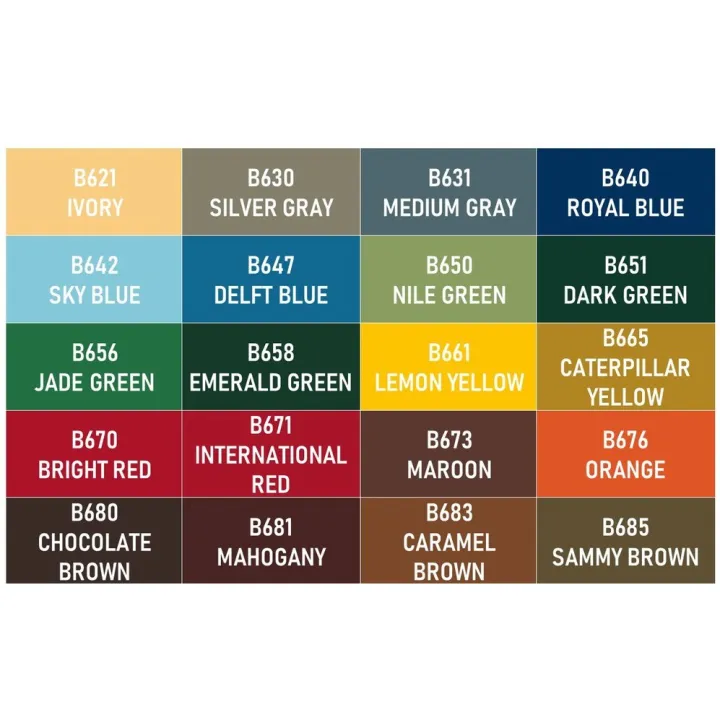 Challenger quick dry enamel paint 6 18 red black yellow white blue green t boysen davies welcoat