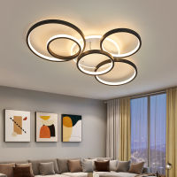 Alexa Smart Home Modern Ceiling Chandelier for Dinning Living Room Bedroom Kitchen led Chandelier lighting 85-260V BlackGold