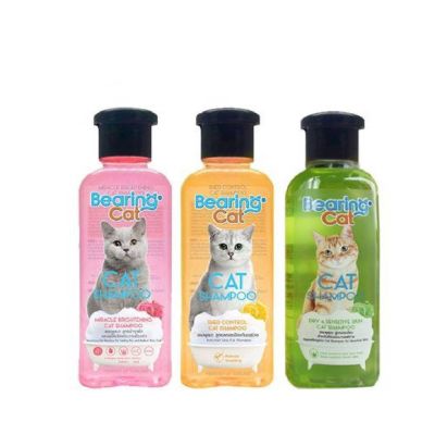 แชมพูแมว แบร์ริ่ง BEARING Cat  สำหรับแมวทุกสายพันธุ์ สูตรอ่อนโยน ขนาด 250 ml.