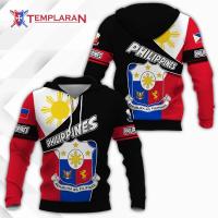 2023 new design- PHILIPPINES 3D Full Printing Flag of the Philippines, Filipino Flag, Hooded Sweatshirt Hoodie LAN193 Thin versatile sweater