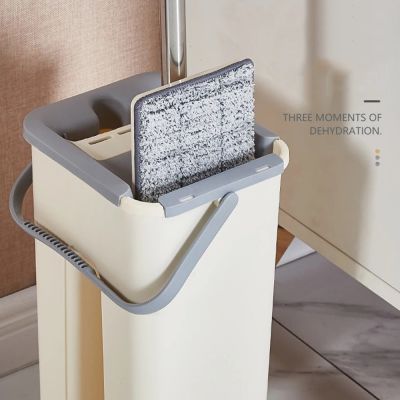 Hand Washing Lazy Flat Mop Bucket Set Dry Wet Mop Mop Scraper With Bucket Cover Ser Professional Home Floor Cleaning Tools