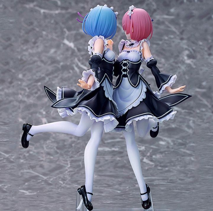 zzooi-25cm-re-zero-starting-life-in-another-world-anime-figure-rem-amp-ram-twins-action-figure-rem-ram-figure-collection-model-doll-toys