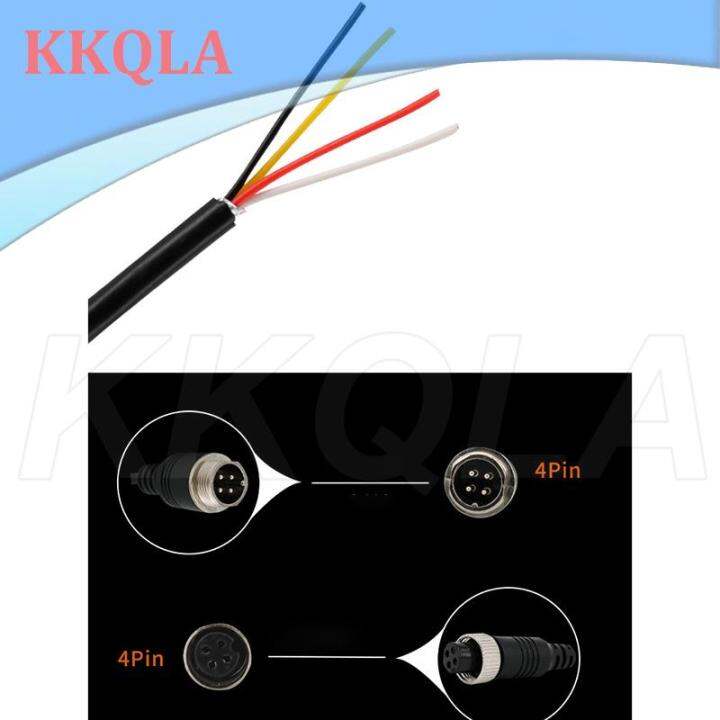 qkkqla-1-4pcs-m12-4pin-core-aviation-signal-connector-extension-cable-male-female-plug-gx12-for-car-camera-dvr-video-cctv-monitor-wire