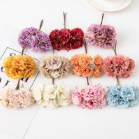 【cw】 6PCS Silk Carnation Bride Bouquet Wedding Wreaths New Year 39;sDecorations forGarden Scrapbook Artificial Flowers 【hot】