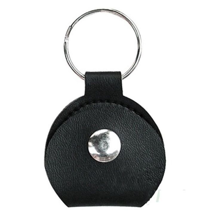 pingchuishop-ปุ่มปิ๊กกีตาร์-เคสหัวเข็มขัดกีตาร์ใหม่กระเป๋าใส่ปิ๊กกุญแจกระเป๋าหนังสะพายข้าง