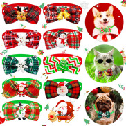 Christmas Pet Bow Tie Ornaments Cat and Small Dog Bow Tie