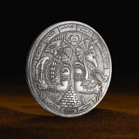 Patronus of Egypt series wandering coins Anubis/Horus dog-headed eagle head antique silver dollar coins