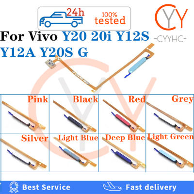 สำหรับ Vivo Y20 20i Y12A Y12S Y20S G ปุ่มโฮมเครื่องสแกนลายนิ้วมือเซนเซอร์กลับสายเคเบิ้ลหลักชิ้นส่วนซ่อมแซม ID สัมผัส