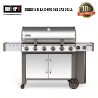 10 years warranty เตาแก๊สปิ้งย่าง WEBER BBQ Genesis II LX S-640 Gas Grill