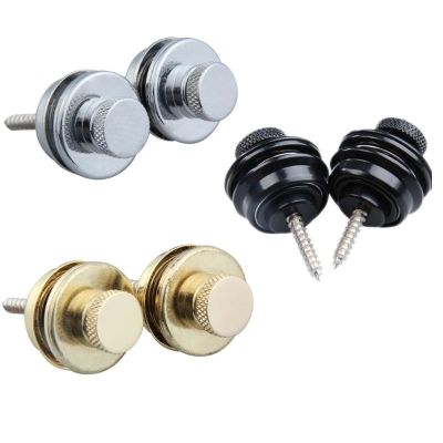【CW】 2 Stks/set Lock Straplock Knop Voor Akoestische/Elektrische Gitaar Bas Onderdelen Accessoires