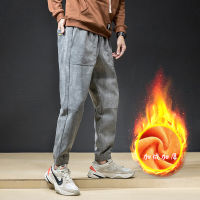 Mens Winter Pants Classic brand sweatpants super Warm Thick Pants cashmere Trousers For Men fleece Male long outdoors Pants men