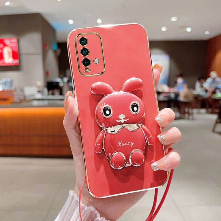 เคสนิ่มสำหรับ-xiaomi-redmi-9t-เคส-redmi9t-9t-ลายการ์ตูนรูปกระต่ายเคสโทรศัพท์โทรศัพท์ซิลิโคนกันกระแทก