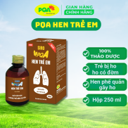 Siro Hen Trẻ Em PQA Hỗ Trợ Bổ Phế Và Giảm Triệu Chứng Ho Do Viêm Phế Quản