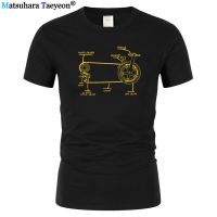 Cotton Bicycle Chain T-shirt | Cotton Cycling Tshirt | Casual Bicycle Shirt - T-shirt XS-6XL