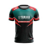 2023 In stock KYT Petronas Yamaha Sublimation Jersey Mens summer T-shirt short sleeve top t shirt for man ，Contact the seller to personalize the name and logo