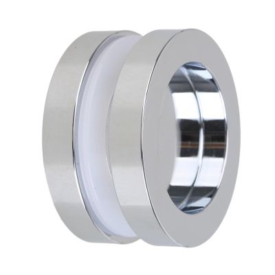 【CW】 Exquisite Flat Round Zinc Alloy Shower Door Handle Glass Knob Side