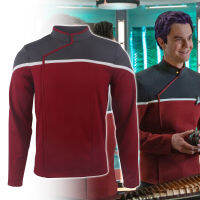 คอสเพลย์แปลกโลกใหม่เครื่องแต่งกายชั้นล่างชุดเครื่องแบบ Starfleet เสื้อด้านบนตราเครื่องแต่งกายฮาโลวีนปาร์ตี้ P Rop