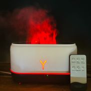 Máy xông tinh dầu, máy tạo độ ẩm ngọn lửa chữ Y dung tích 200ml với 7 màu