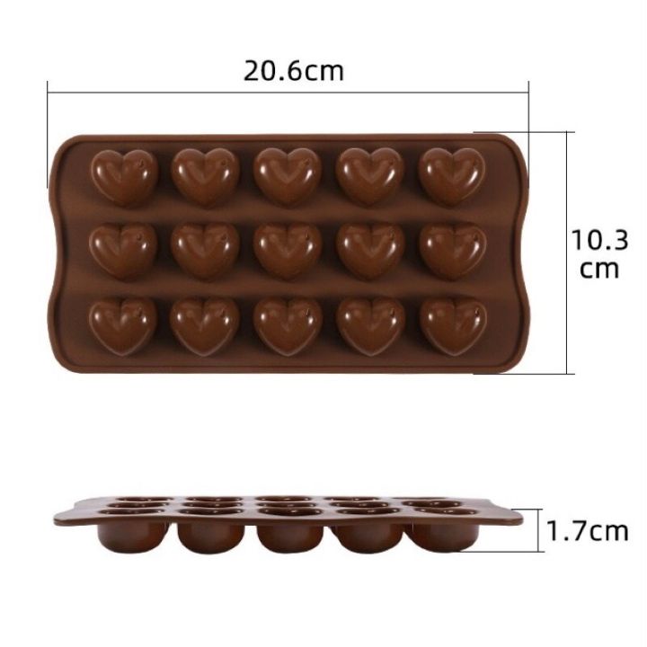 919-พิมพ์ซิลิโคน-พิมพ์ช็อคโกแลต-มีหลายแบบให้เลือก-พิมพ์ซิลิโคนรูปหัวใจ-silicone-chocolate-mold
