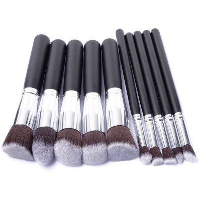 【LZ】☄  Pincéis de maquiagem para mulheres Fundação Sombra de Olho Escova Cosmética Sombra Blush Pó Blending Soft Beauty Tool 5 PCs 50PCs