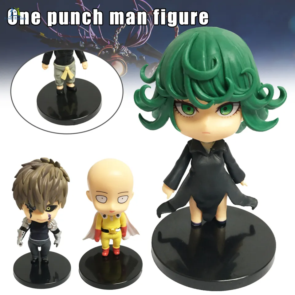 6pcs/set Anime One Punch Man Saitama Genos Senritsu No Tatsumaki Bangu  Mumen Rider Q Version Pvc Action Figure Toy Model Doll - Action Figures -  AliExpress