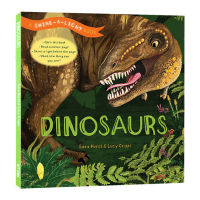 Light, shadow and magic interactive Popular Science Book Dinosaur English original picture book dinosaurs a shine a light Book parent-child interactive reading picture book English childrens English Popular Science Encyclopedia