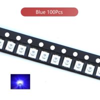 【☊HOT☊】 Vzhengsha 100ชิ้น3528 Smd Led สีขาวสีแดงเหลืองน้ำเงินเขียวสีส้มสีม่วง Rgb ชุดไดโอดเปล่งแสงสูง Diy Pcb