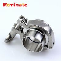 A Set /19/38/51mm Pipe O/D Sanitary 1.5 2 Tri Clamp Weld Ferrule Tri Clamp Silicon Gasket 304 Stainless Steel For Homebrew