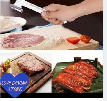 Manual Meat Tenderizer Machine Meat Flatten Tool Cast Iron Tinning For Beef  Pork Chicken Steak