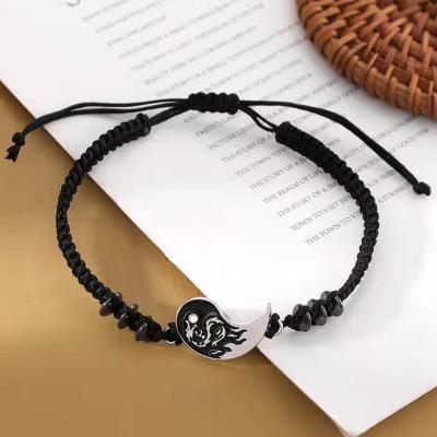 Tai Gossip O6 Yang Chi Braided Adjustable Dragon Couple Bracelet