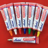 READYSTOCK ? American Markal Stylmark Hose Bolt Anti-Loose Red Marker Pen Screw Torque Marker Pen Industrial Machinery Automobile Rail Transit Tamper-Proof Toothpaste Liquid Paint Pen 50ML